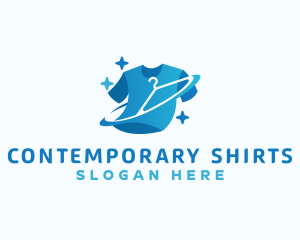 Shirt Hanger Laundry logo design