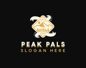 Mountain Peak Trekking logo design