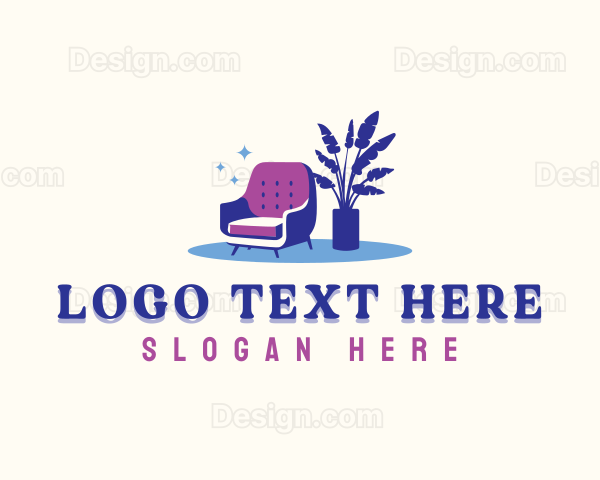 Armchair Plant Furniture Logo