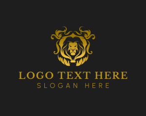 Luxury Ornate Lion logo