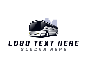 Bus Tour Transport Logo