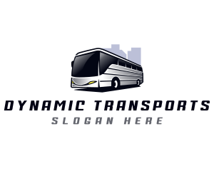 Bus Tour Transport logo design