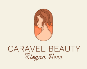 Woman Beauty Salon  logo design