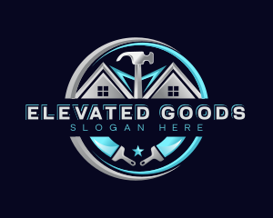 Hammer Realty Renovation logo design