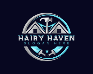 Hammer Realty Renovation logo design