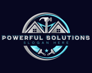 Hammer Realty Renovation logo design