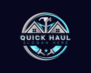 Hammer Realty Renovation logo design