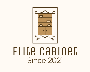 Wooden Ceramic Cabinet logo design