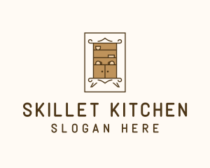 Wooden Ceramic Cabinet logo design