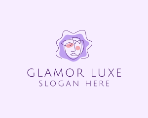 Beauty Glamor Face logo design