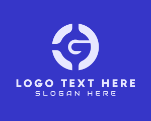 Blue Letter G Circle logo