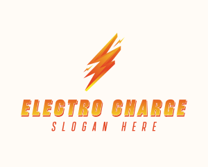 Lightning Bolt Power logo design