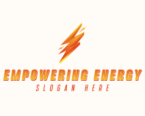 Lightning Bolt Power logo design