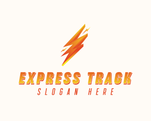 Lightning Bolt Power logo design