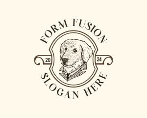 Vintage Pet Dog Logo