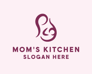 Breastfeeding Mother Baby logo design