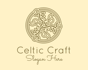 Vineyard Celtic Ornament  logo design