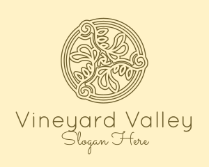 Vineyard Celtic Ornament  logo design