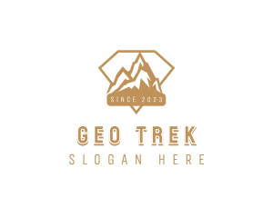 Mountain Summit Hike logo design