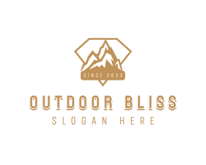 Mountain Summit Hike logo design