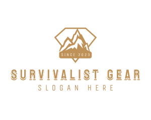 Mountain Summit Hike logo design