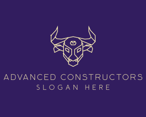 Wild Bull Constellation  logo design