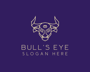 Wild Bull Constellation  logo design