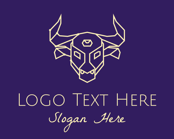 Bull logo example 2