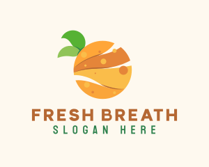 Fresh Slice Fruit logo design