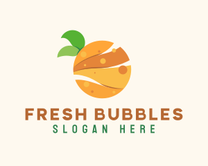 Fresh Slice Fruit logo design