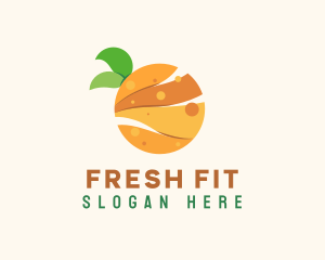 Fresh Slice Fruit logo design