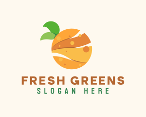 Fresh Slice Fruit logo design