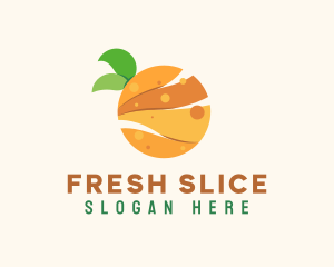 Fresh Slice Fruit logo design