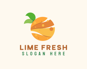 Fresh Slice Fruit logo design