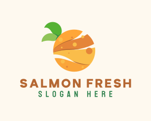 Fresh Slice Fruit logo design