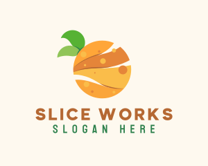 Fresh Slice Fruit logo design