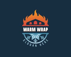 Warm Cooling Ventilation logo design