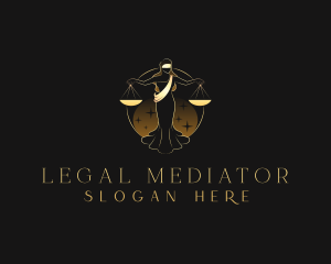 Law Scale Justice logo design