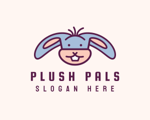 Funny Cartoon Rabbit logo design