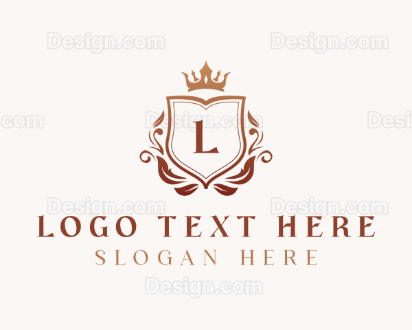 Luxury Hotel Crown Shield Logo