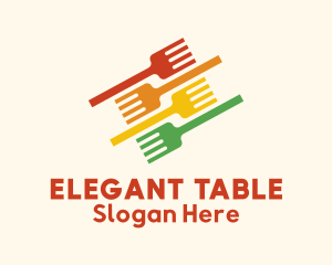Diagonal Fork Placement logo