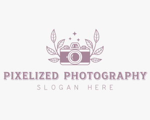 Vintage Photographer Camera logo design