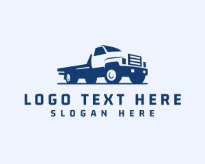 Flatbed Truck Cargo logo