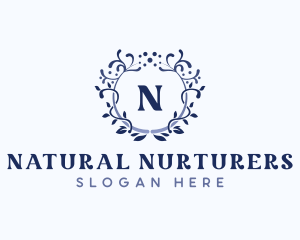 Floral Organic Ornament logo design