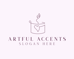 Candle Wax Decor logo design