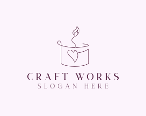 Candle Wax Decor logo design