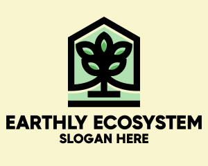 Minimalist Landscape Tree logo