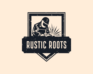 Rustic Welding Ironwork  logo design