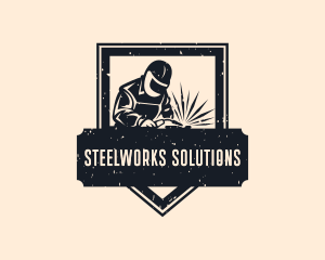 Rustic Welding Ironwork  logo design