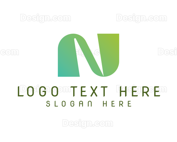 Modern Creative Digital Letter N Logo